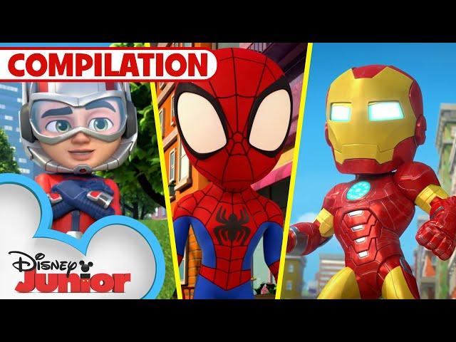 Marvel's Meet Spidey and his Amazing Friends Shorts | Season 2 | 20 Min Compilation | @disneyjunior