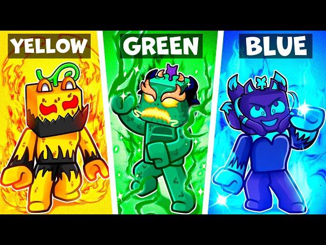 Blox Fruits LIVING in ONE COLOR!