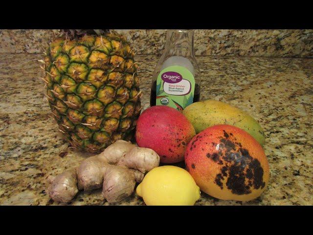 Mango Pineapple Juice || Natural Summer Drink || Authentic  Plantbased Eats