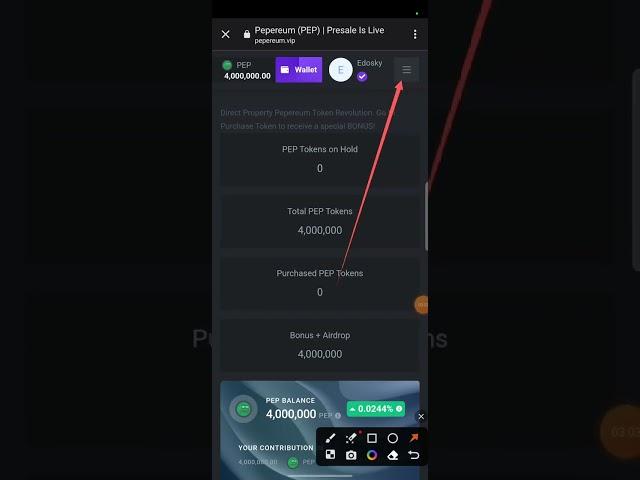 how to verify your pepereum account in 2mins and withdraw your token to your wallet #pepecoin