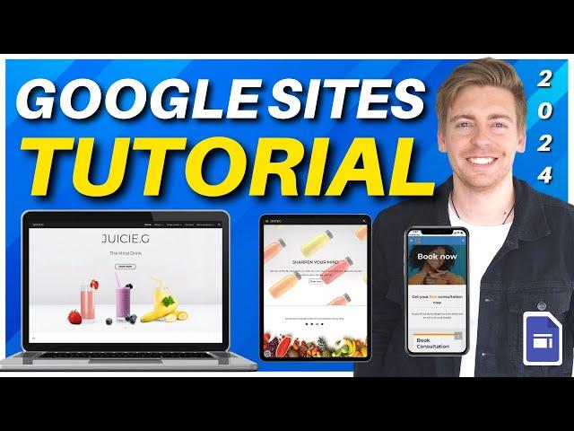 Ultimate Google Sites Tutorial 2024 | Create A ‘Full Feature’ Google Sites Website