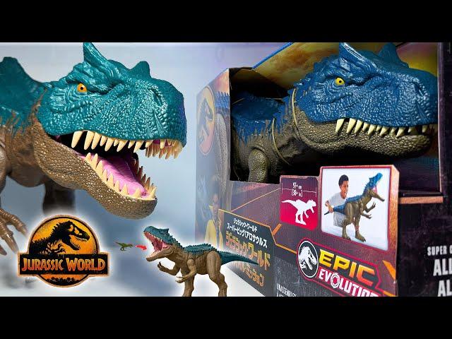 NEW ALLOSAURUS SUPER COLOSSAL CHAOS THEORY FIGURE! Jurassic World Chaos Theory Unboxing Allosaurus