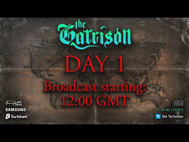 The Garrison Aoe2 LAN - Day 1 - Live from Hamburg