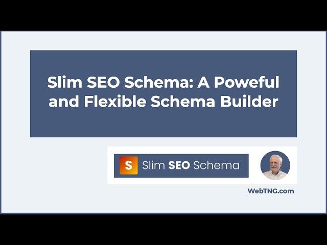 Slim SEO Schema: A Powerful and Flexible Schema Builder