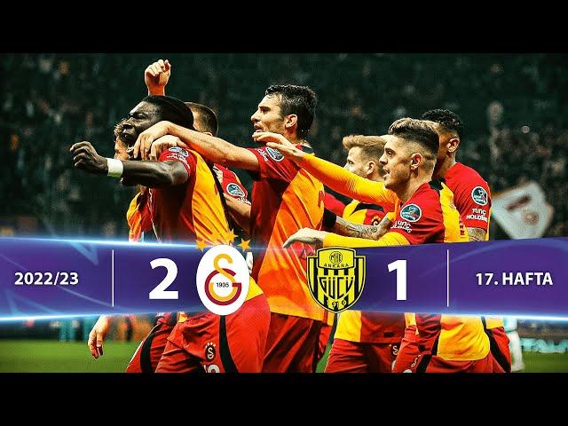 Galatasaray - MKE Ankaragücü (2-1) Highlights/Özet | Spor Toto Süper Lig - 2022/23