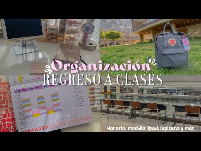 Organización regreso a clases 2023 || Estudiando Derecho