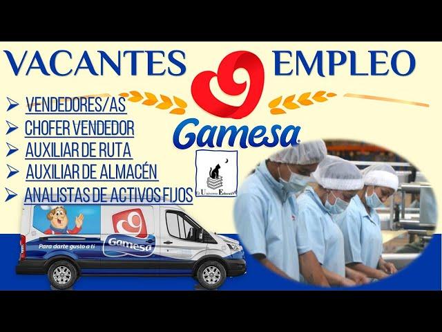  GAMESA  Bolsa de TRABAJO 2022-2023 | Vacantes de EMPLEO Requisitos, BENEFICIOS, Postulacion