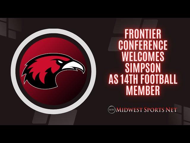 Simpson Red Hawks football to join Frontier Conference in 2025