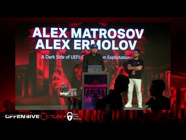 OffensiveCon23 -  Alex Matrosov & Alex Ermolov - A Dark Side of UEFI: Cross-Silicon Exploitation