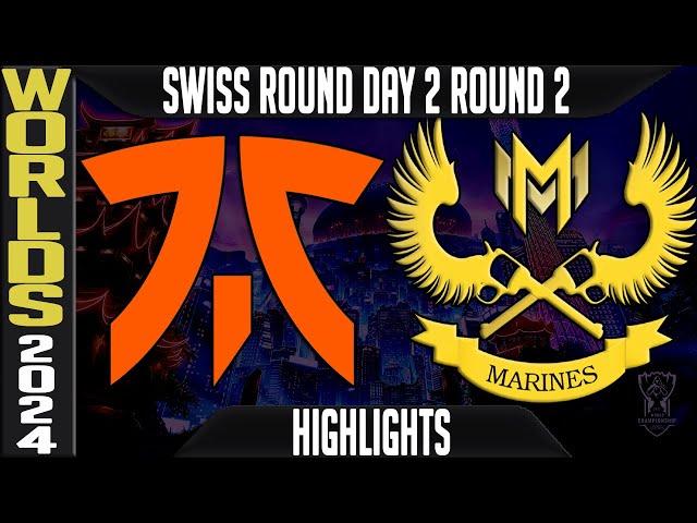 FNC vs GAM Highlights | LoL Worlds 2024 Swiss Stage Day 2 Round 2 | Fnatic vs Gigabyte Marines