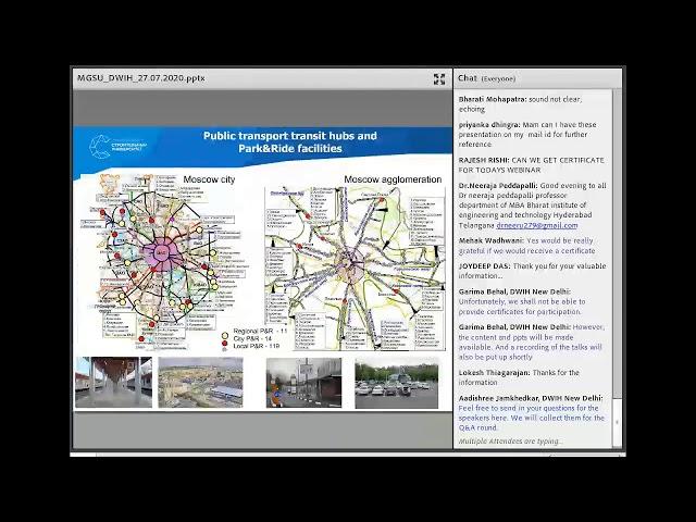 Web-Talk Series: Cities and Climate - Urban Mobility