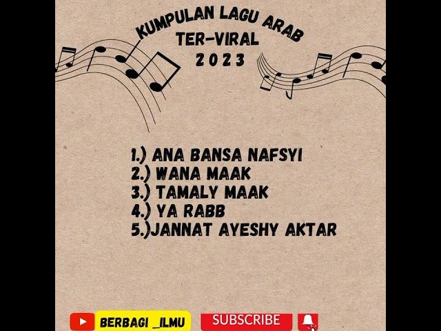 LAGU ARAB VIRAL TIKTOK 2023 | lagu arab sedih/romantis banyak di cari