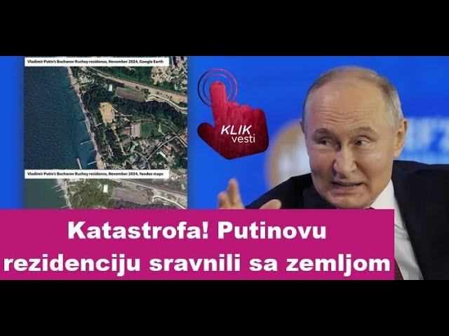 *Katastrofa! Putinovu rezidenciju sravnili sa zemljom*