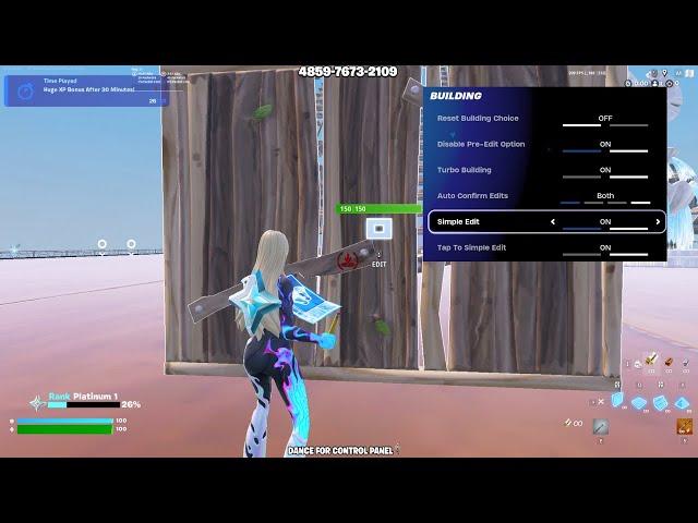 Simple edit Fortnite setting for no delay UPDATED!