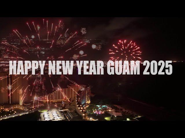 Happy New Year Guam Fireworks 2025