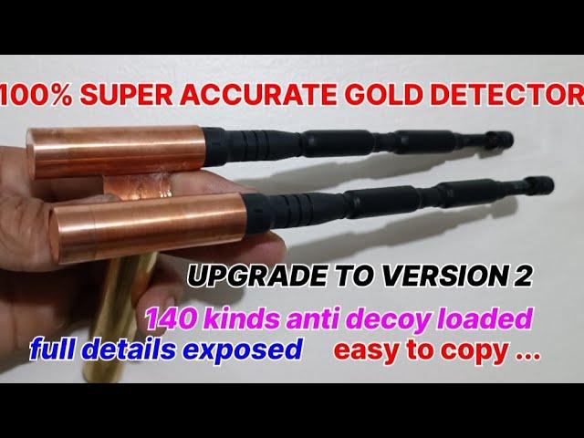 DIY, SUPER ACTIVE AND ACCURATE/ MINIATURE TELESCOPIC LONG RANGE GOLD DETECTOR
