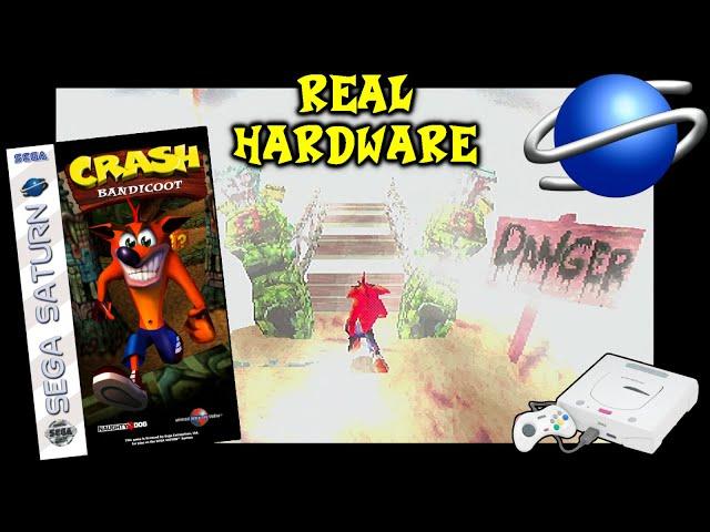 Crash Bandicoot on Sega Saturn [REAL HARDWARE]