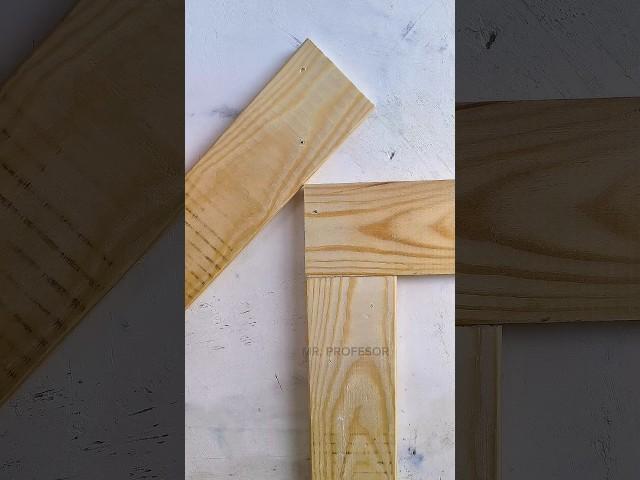 installing wooden supports #woodscraft #woodworking #wood