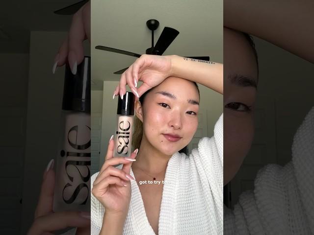 Saie Glowy Super Gel review ️You need this before the spring!! #glowyskin #Saie