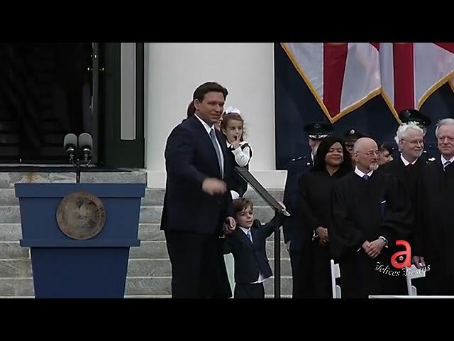 Gobernador de Florida, Ron Desantis, jura el cargo para un segundo mandato