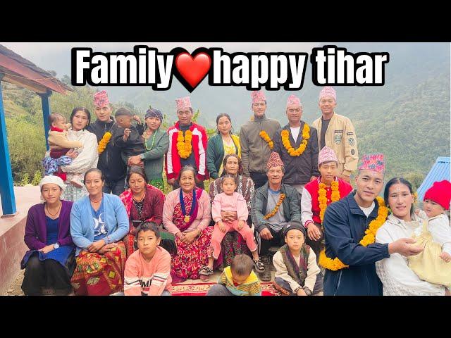 Happy tihar everyone ️dherai ramailo vayo family sanga ️#sunilshantiworld #dailyvlog #love