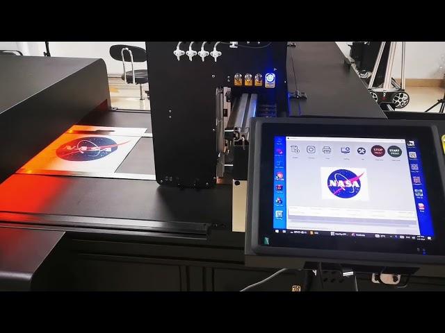 Robotjet single pass digital inkjet printer