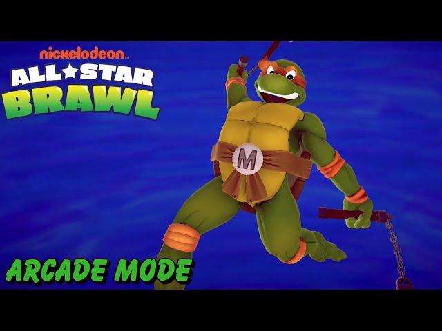 Nickelodeon All Star Brawl | Michelangelo Arcade Mode