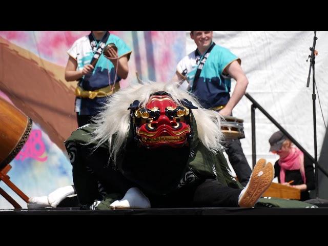 ⁴ᴷ Soh Daiko : Shishimai - Japanese Taiko Drumming at Brooklyn Botanic Garden (April 2018)