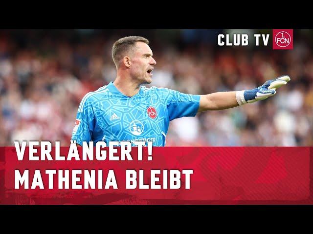 Vertragsverlängerung! Mathenia bleibt beim Club | 1. FC Nürnberg