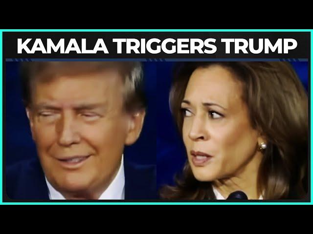 Trump's Debate Meltdown Triggered by GENIUS Level Kamala Attack