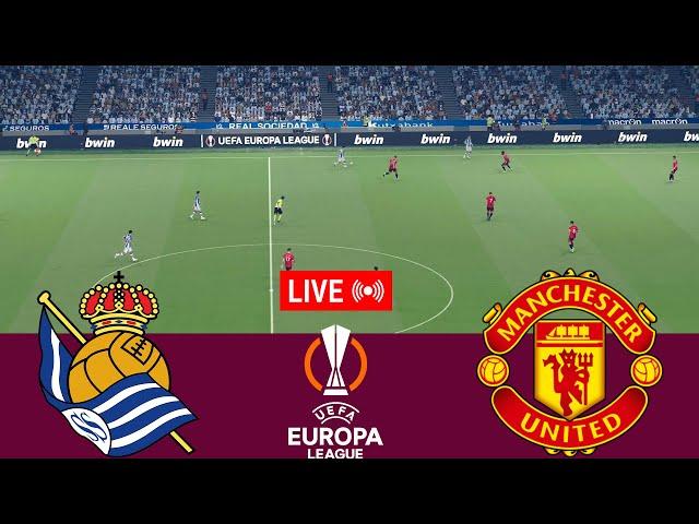 [LIVE] Real Sociedad vs Manchester United. UEFA Europa League 24/25 Full Match -VideoGame Simulation