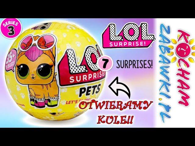 LOL Surprise Pets • Kule niespodzianki • Jakie zwierzątko jest w kuli? • openbox