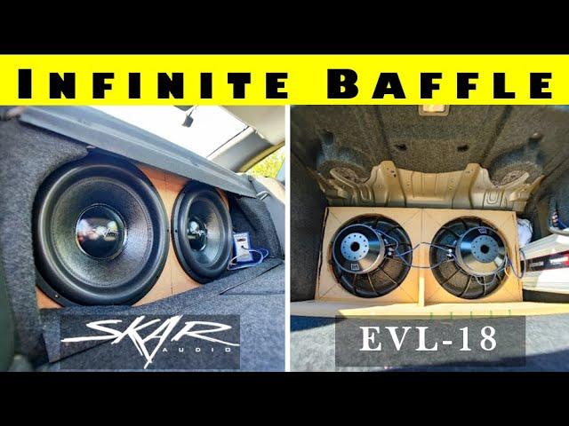 Save Trunk Space With This Subwoofer Design - Infinite Baffle - 5,000 Watt Test - Skar Audio EVL-18