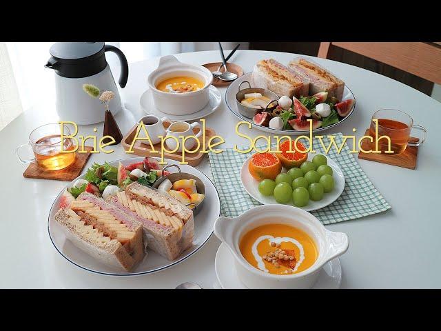 Brie Apple Sandwich~Brunch, Picnic, Home Cafe