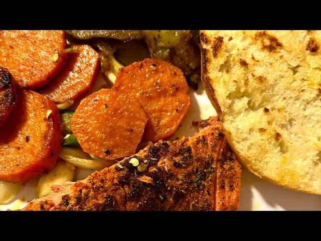 Pan fry Salmon, Full Recipe