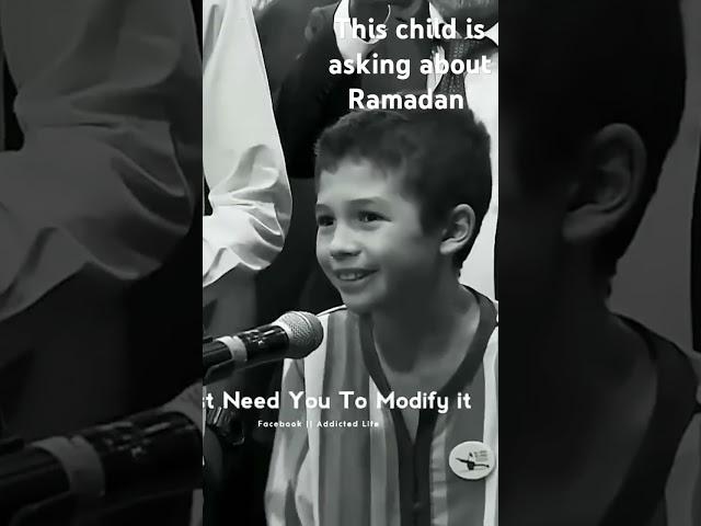 ️️This️child️is️asking️ about️Ramadan️️