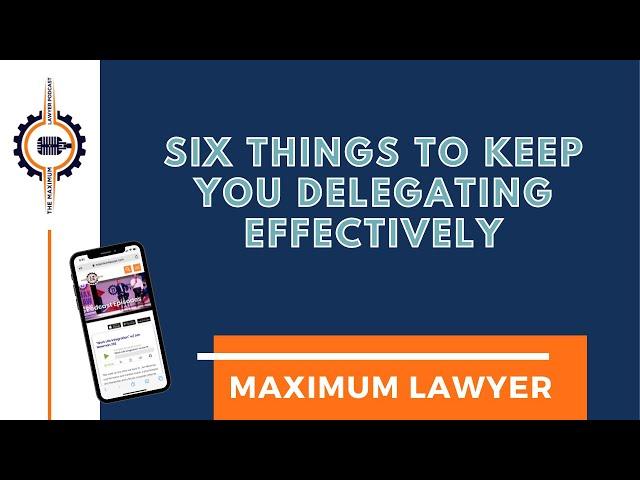 Six Things to Keep You Delegating Effectively w/ Jess Birken 447