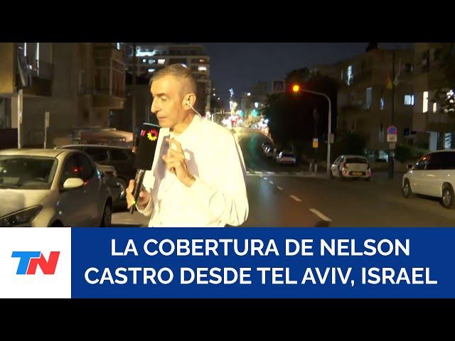 TN EN ISRAEL: Nelson Castro mostró los destrozos en Tel Aviv tras los ataques de Irán