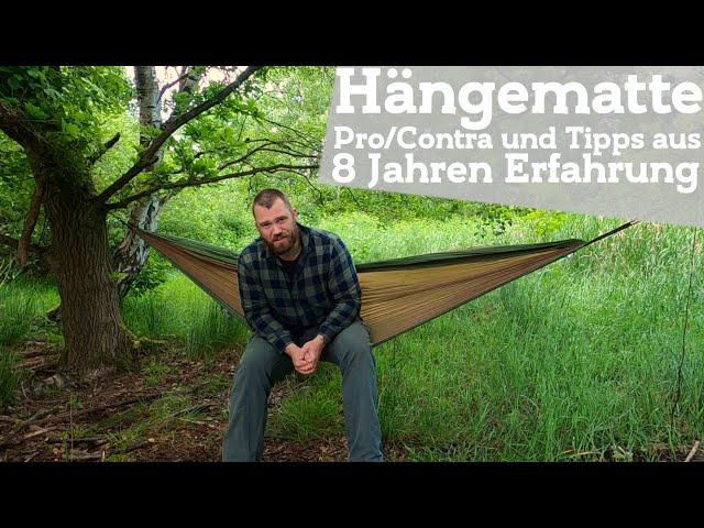 Hängematte | Vor- und Nachteile und Tipps aus 11 Jahren Erfahrung #BushcraftBasiswissen