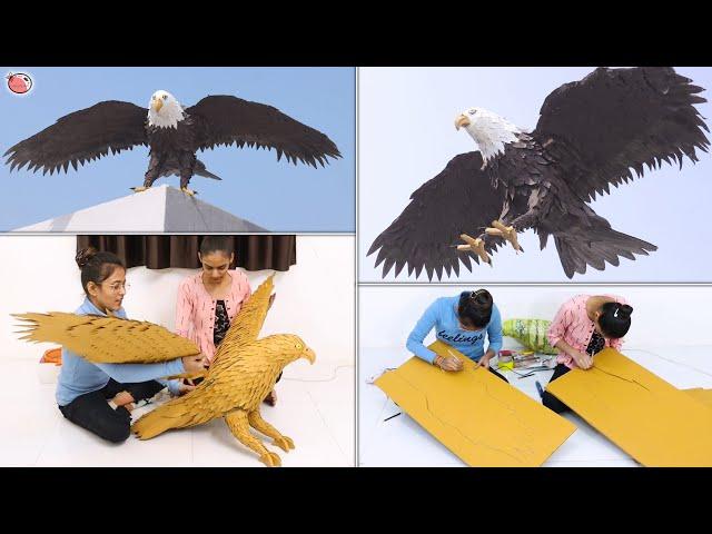 Eagle Making || Amazing Cardboard Ideas || DIY || Creative Room Decoration