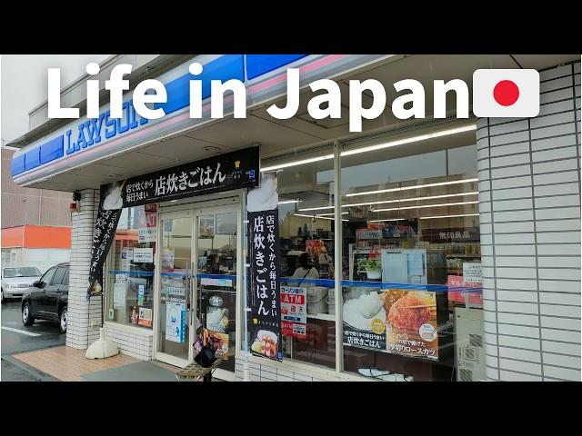 [Vlog] Daily life in Japan , Grocery shopping at convenience stores LAWSON.