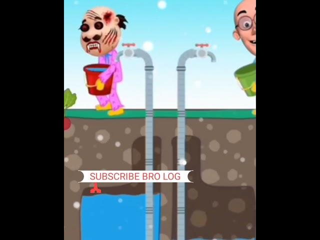 Bad matu cheated Patlu|मंटू ने पातलू का पानी  |funny #tranding #catun #virals #video