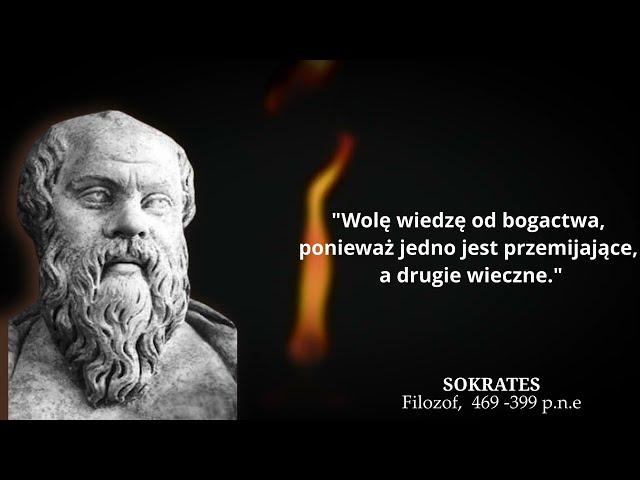 Sokrates - CYTATY Które DAJĄ DO MYŚLENIA