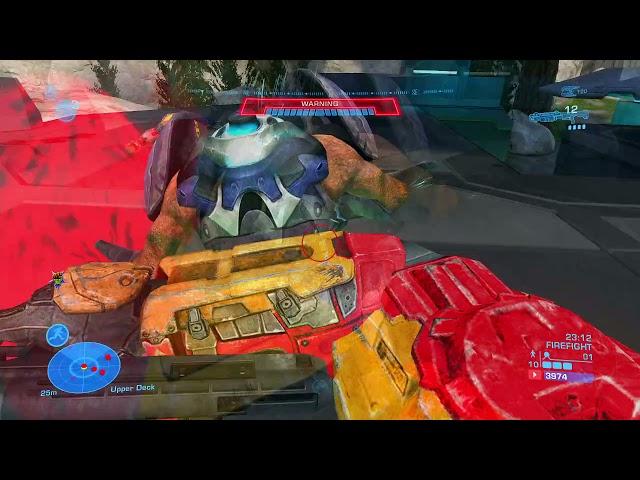 The boys play firefight
