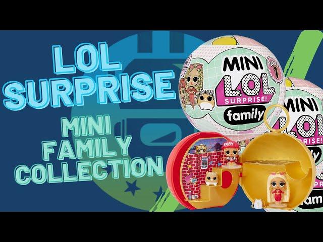 LOL Surprise Mini Family Unboxing Review | The Upside Down Robot