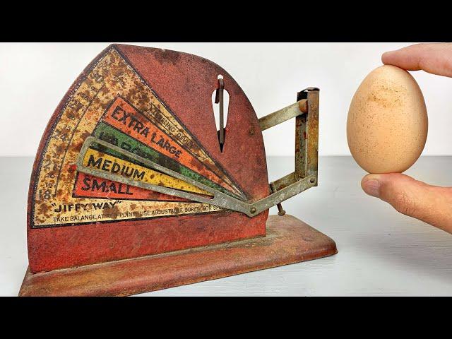 1940 Egg Scale Restoration - Antique Kitchen Tool