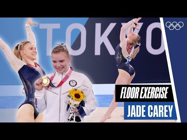  Jade Carey takes Gold in Women’s Floor Exercise 