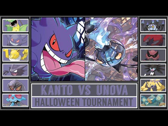 KANTO vs UNOVA | Halloween Pokémon Tournament [Battle #1]