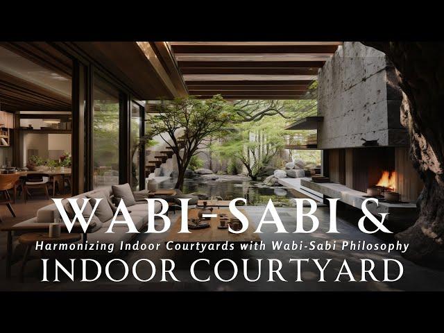 WABI SABI Philosophy & Indoor Courtyards Harmony : Embracing Serenity & Nature Inspired Living