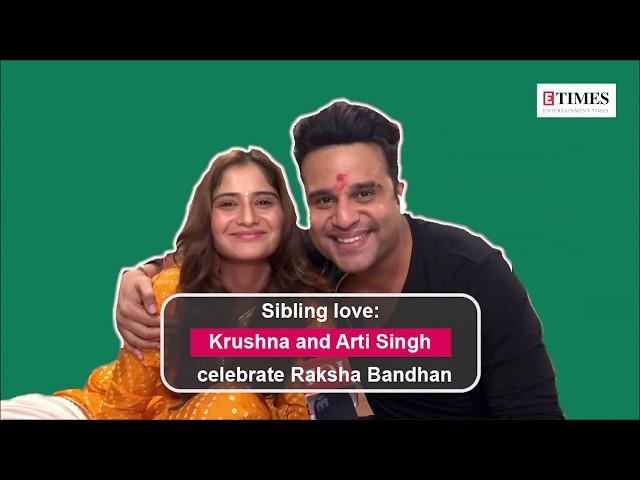 Krushna Abhishek celebrates Raksha Bandhan with sister Arti Singh